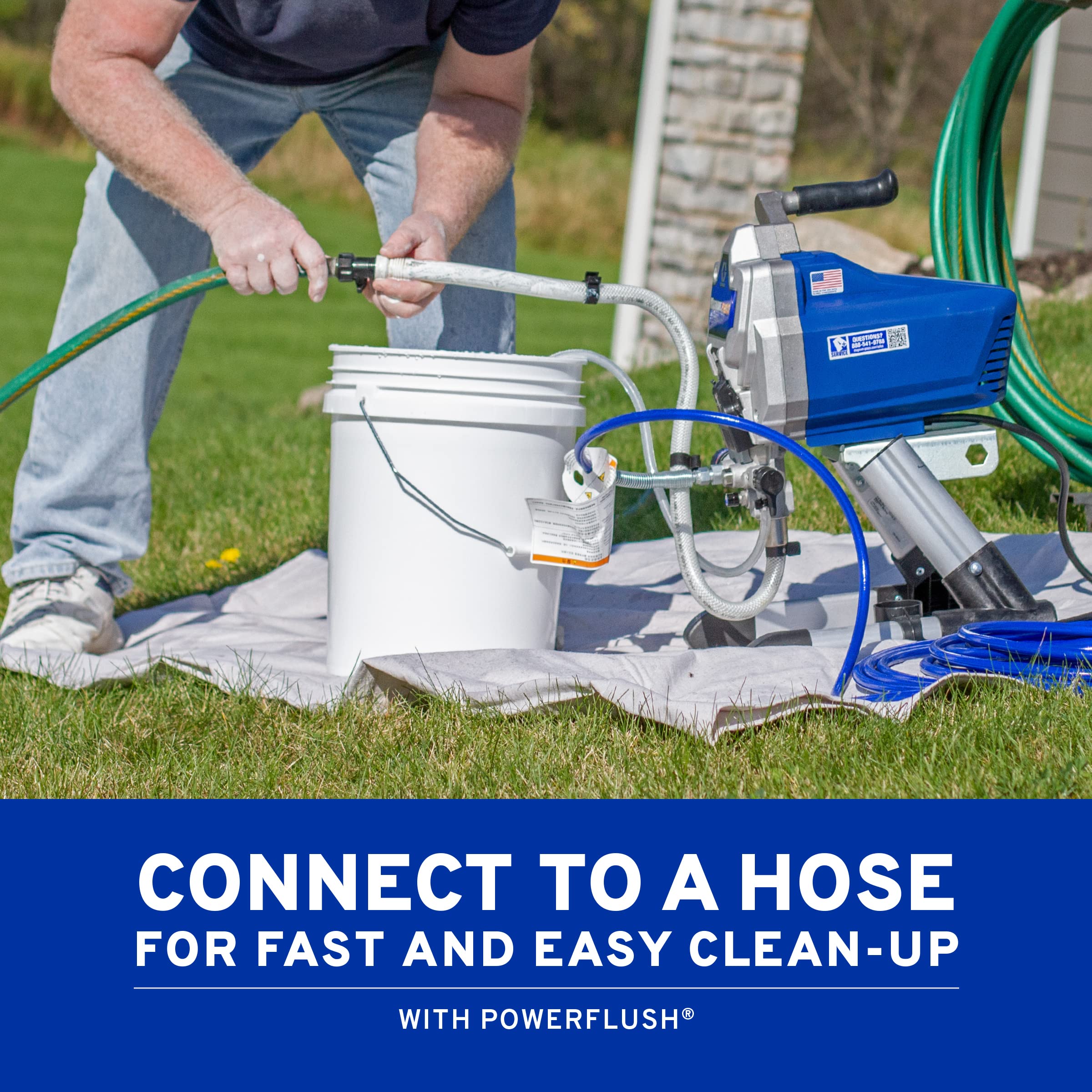 Graco 17G177 Magnum ProX17 Stand Paint Sprayer, Grey/Blue - Image 10