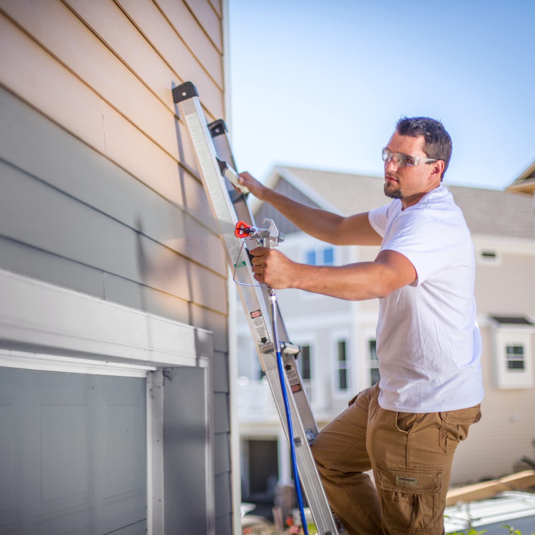 Graco 17G180 Magnum ProX19 Cart Paint Sprayer, Blue & white - Image 15