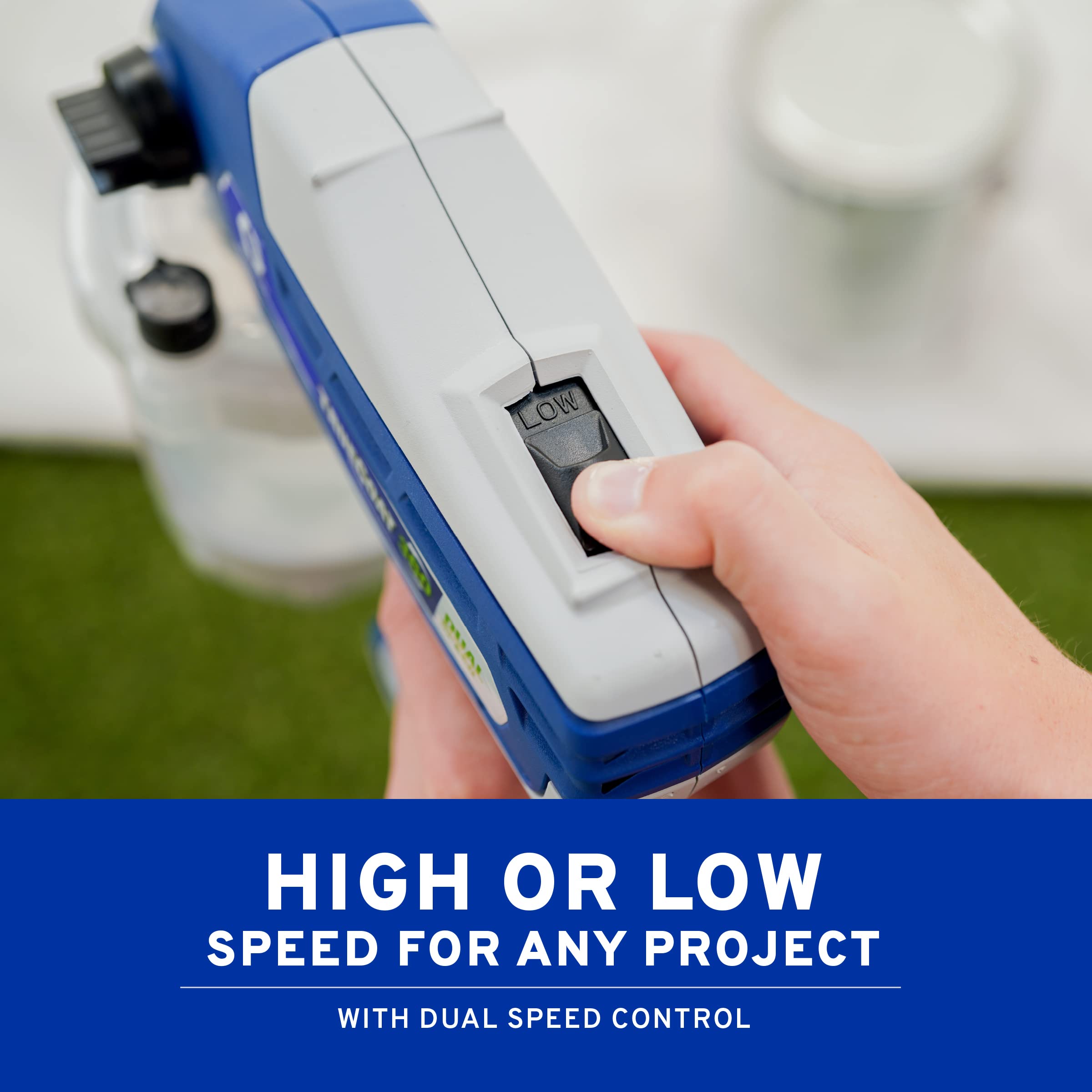 Graco 26D281 TrueCoat 360 Dual Speed Paint Sprayer, Blue/White - Image 4