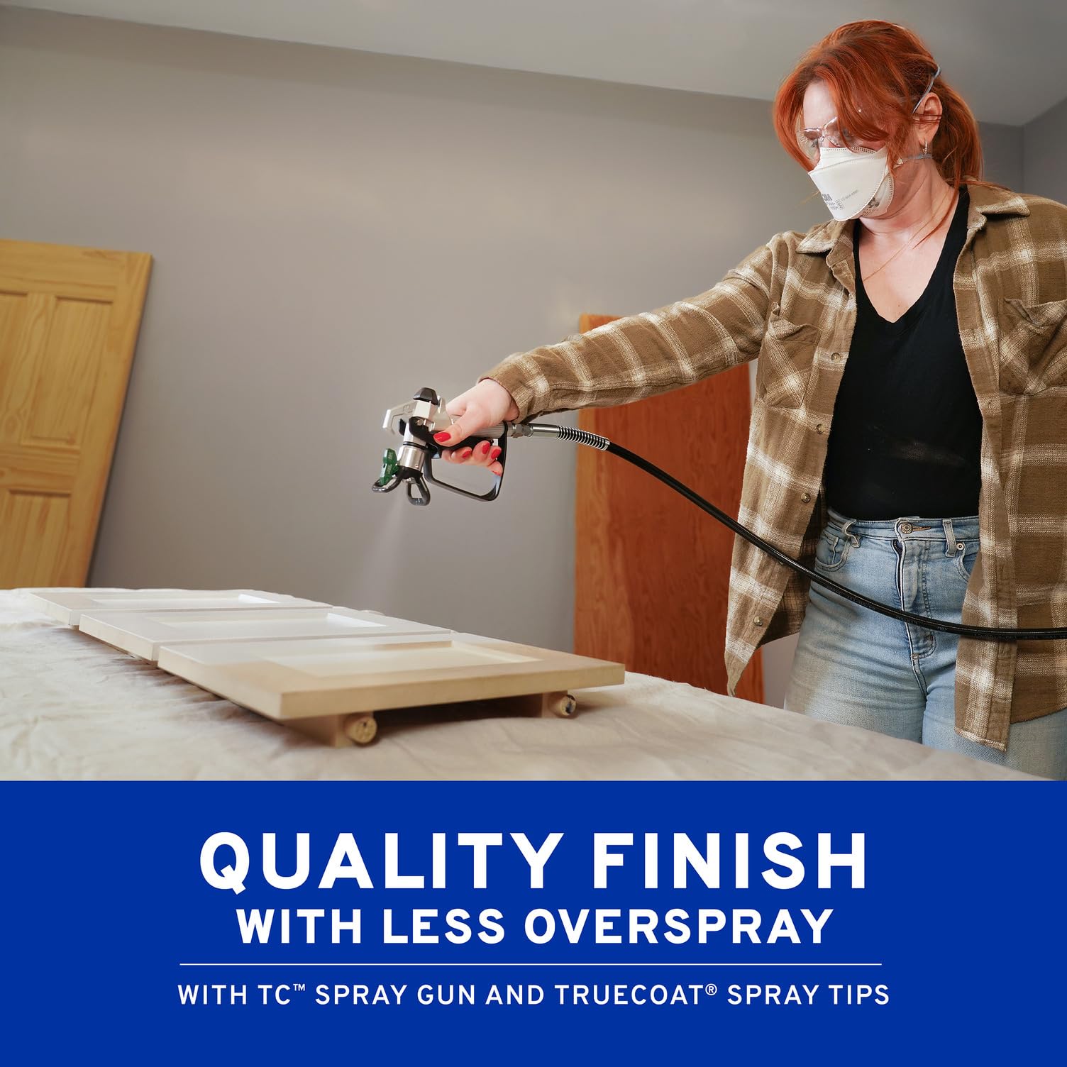 Graco Airless Paint Sprayer | DIY Designed for Interior or Exterior Projects | TrueCoat One TrueAirless Electric Sprayer 26DTC1 - Image 7