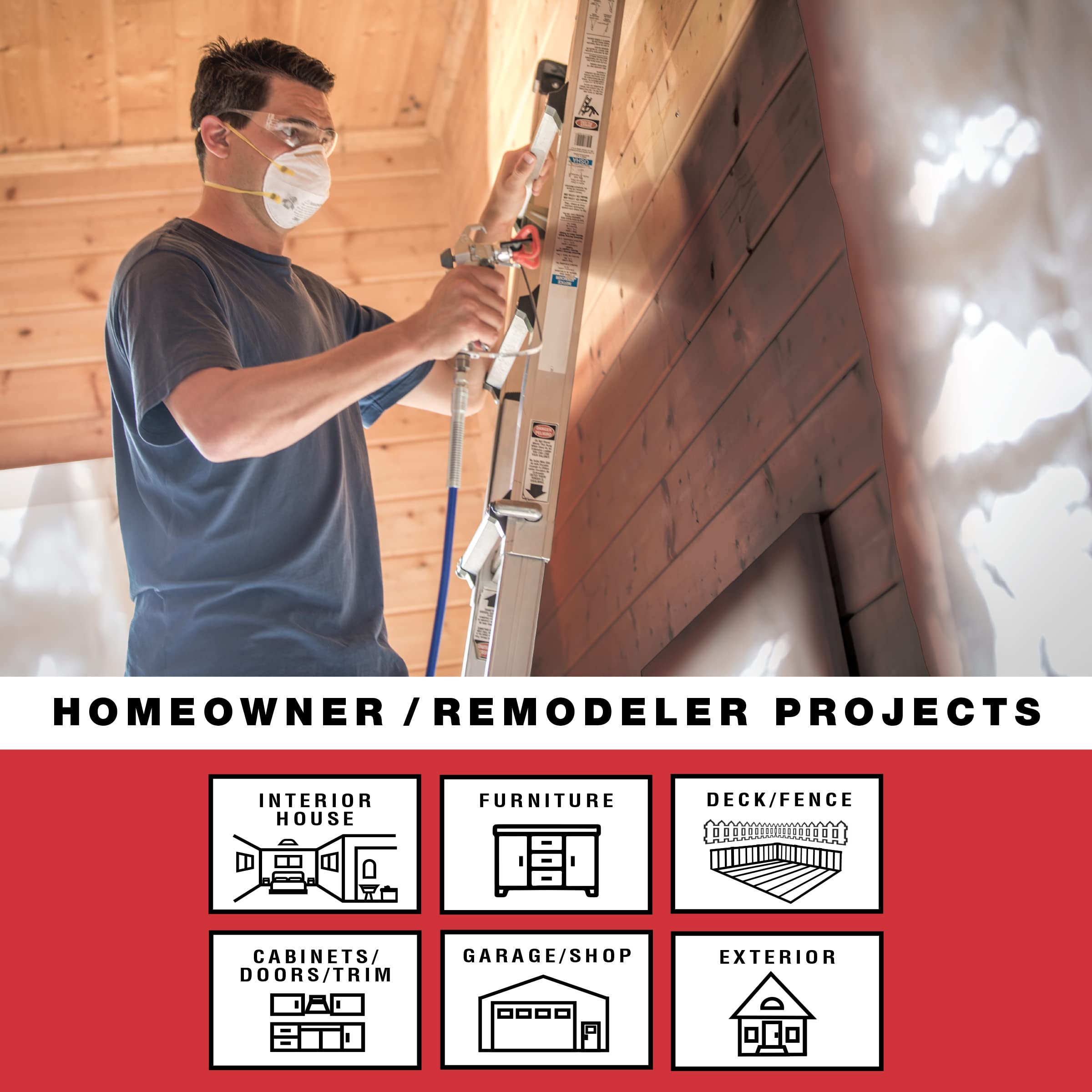 Graco Magnum 262800 X5 Stand Airless Paint Sprayer, Blue - Image 3