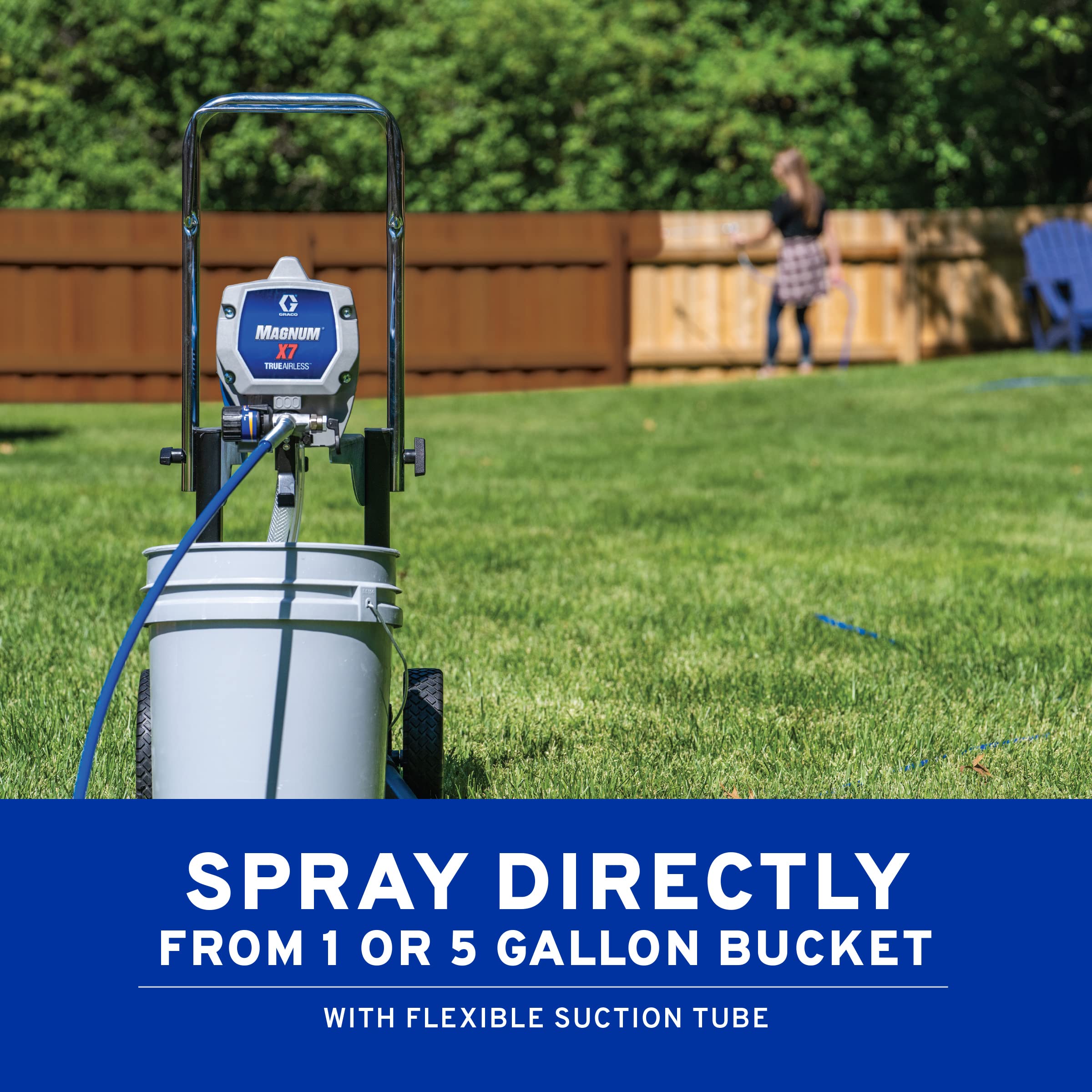 Graco Magnum 262805 X7 Cart Airless Paint Sprayer, Gray - Image 8